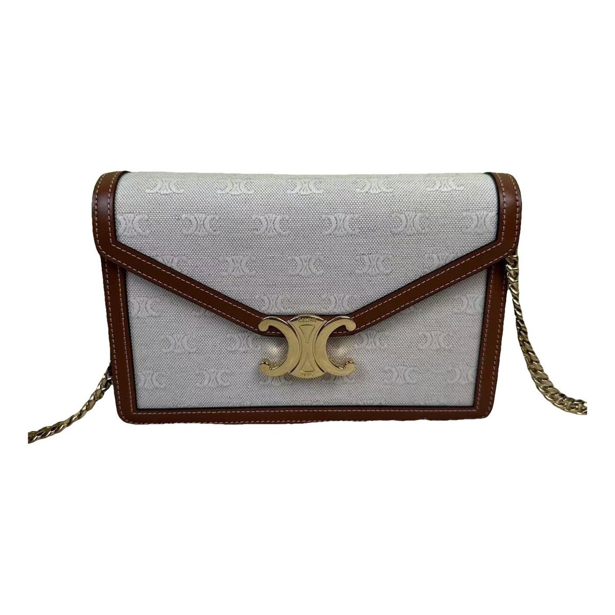 Triomphe leather handbag