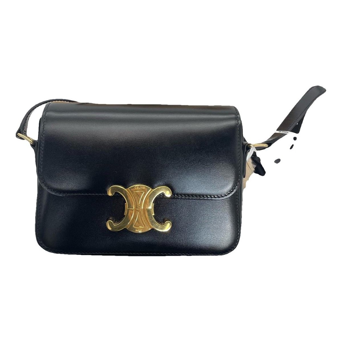 Triomphe leather handbag