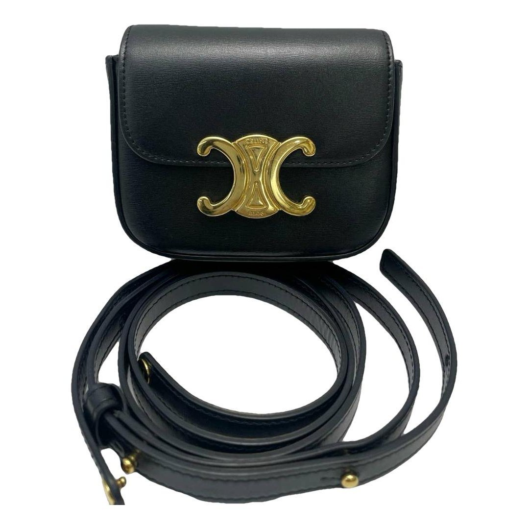 Triomphe leather handbag