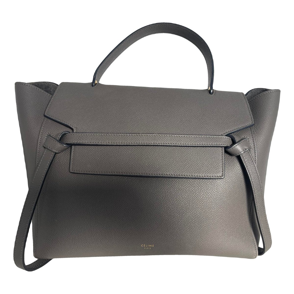 Belt leather handbag