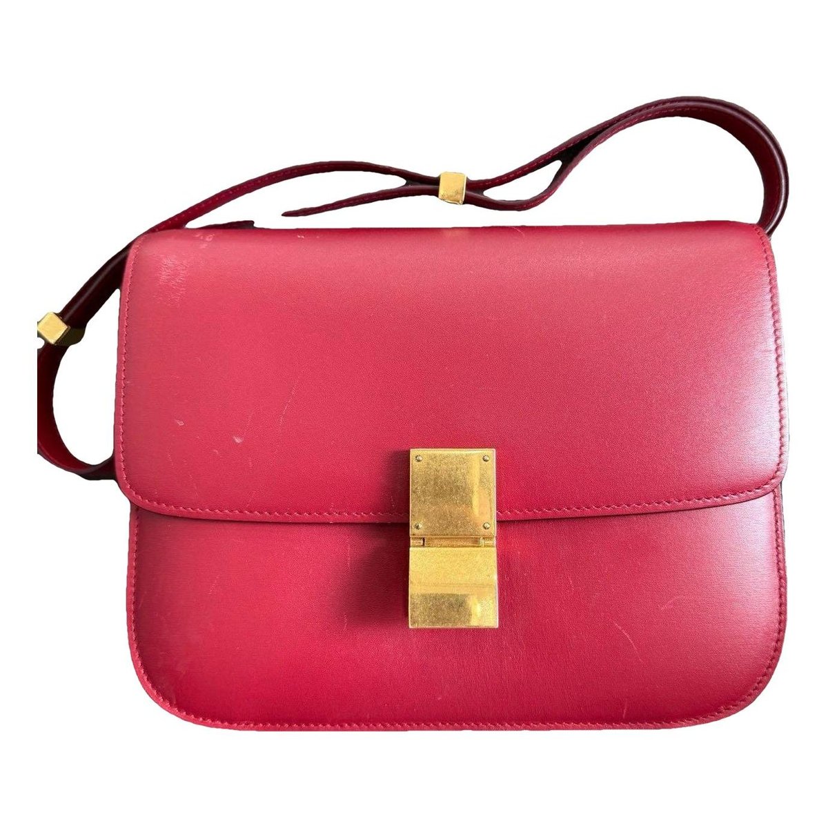Classic leather crossbody bag