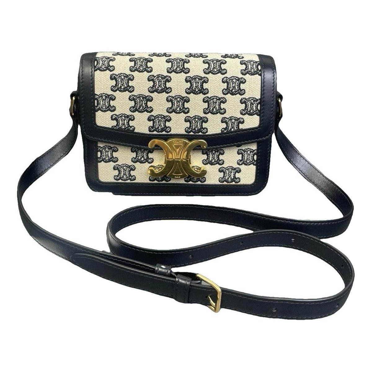 Triomphe cloth handbag