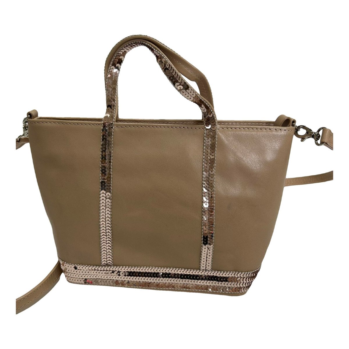 Cabas leather crossbody bag
