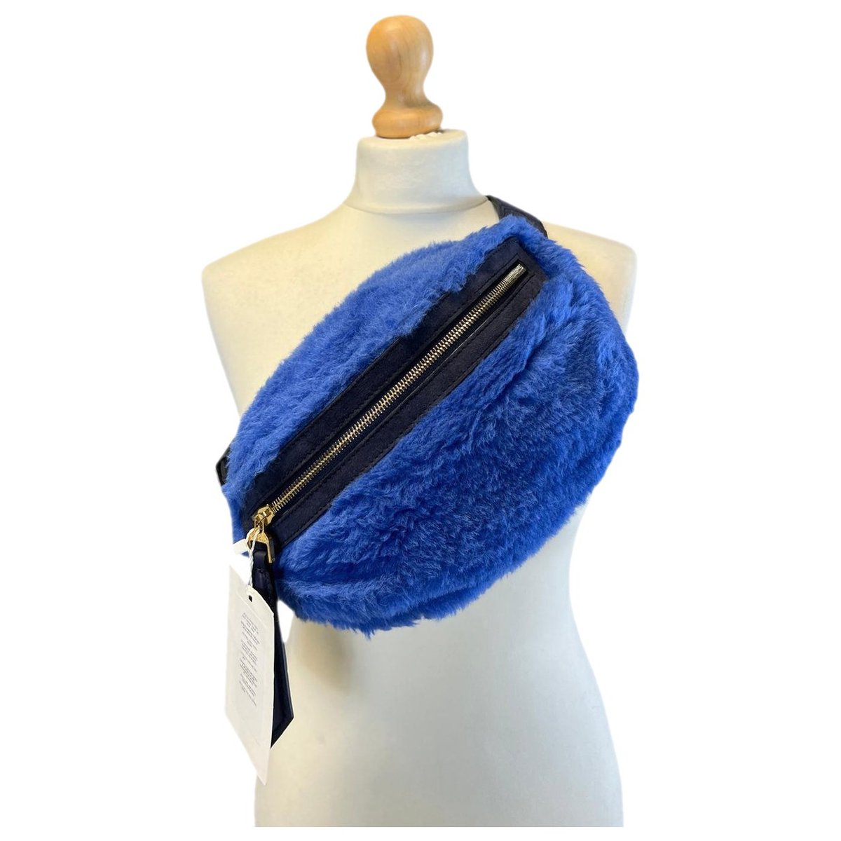 Wool crossbody bag