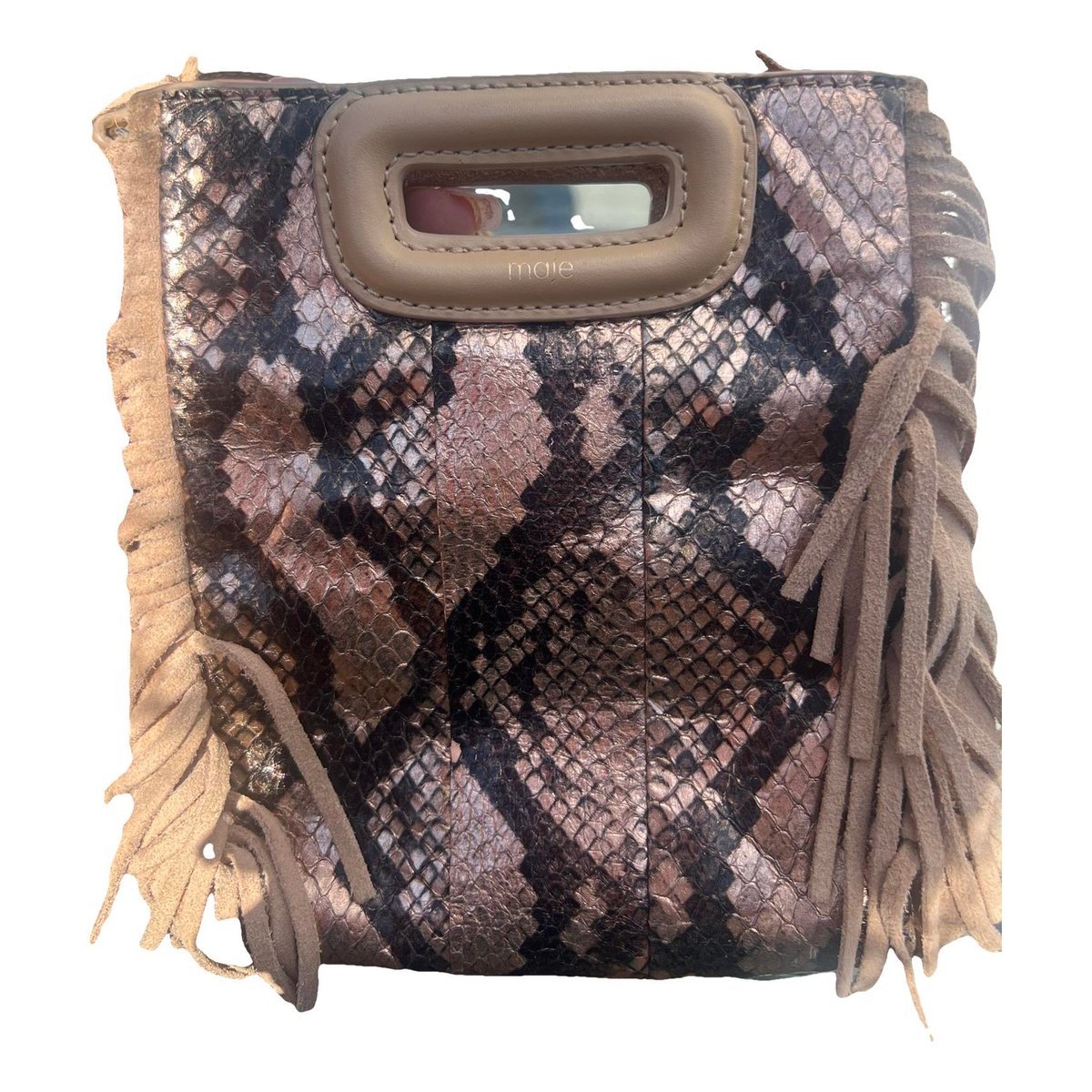Glitter clutch bag