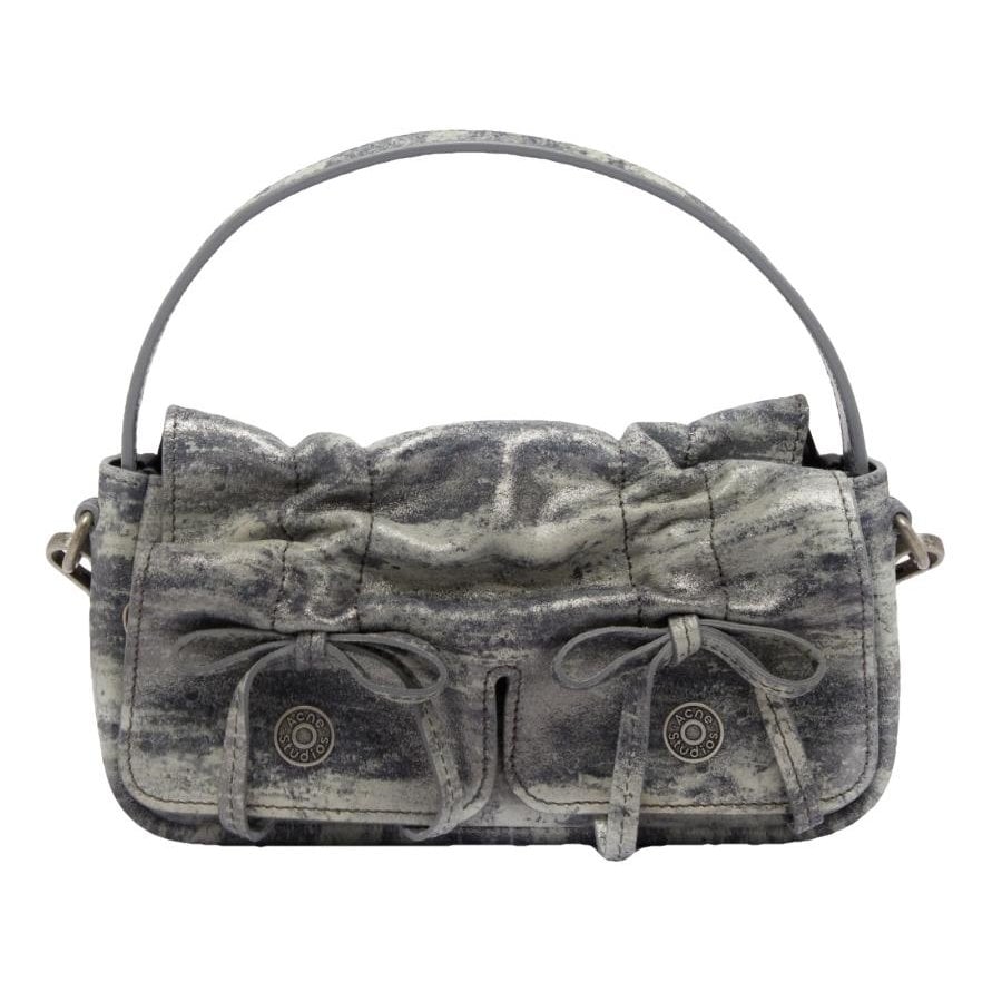 Multipocket leather handbag