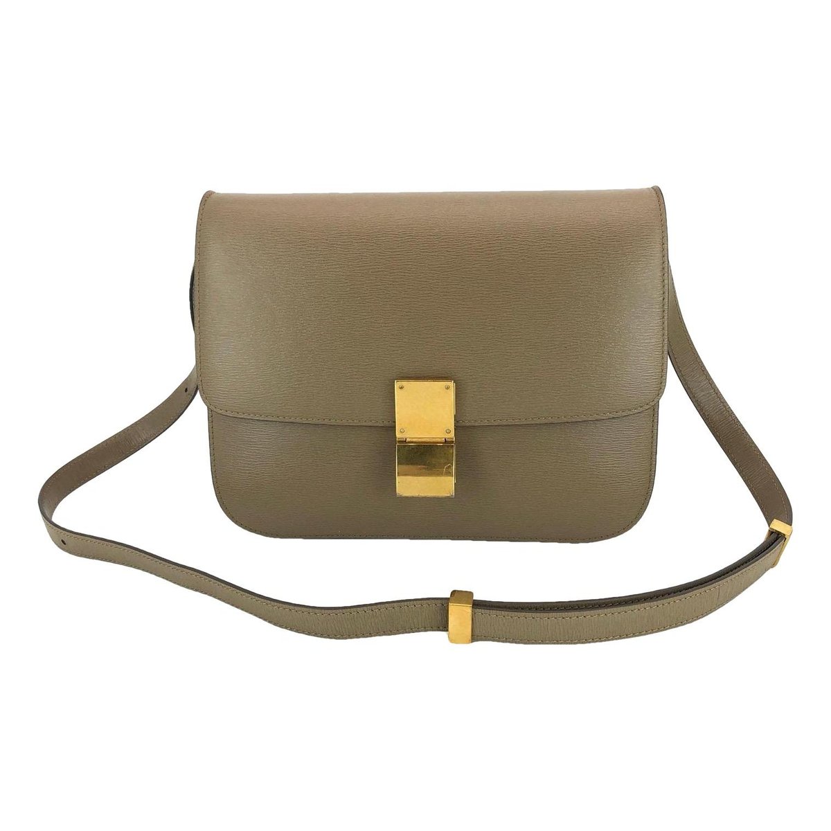 Classic leather crossbody bag
