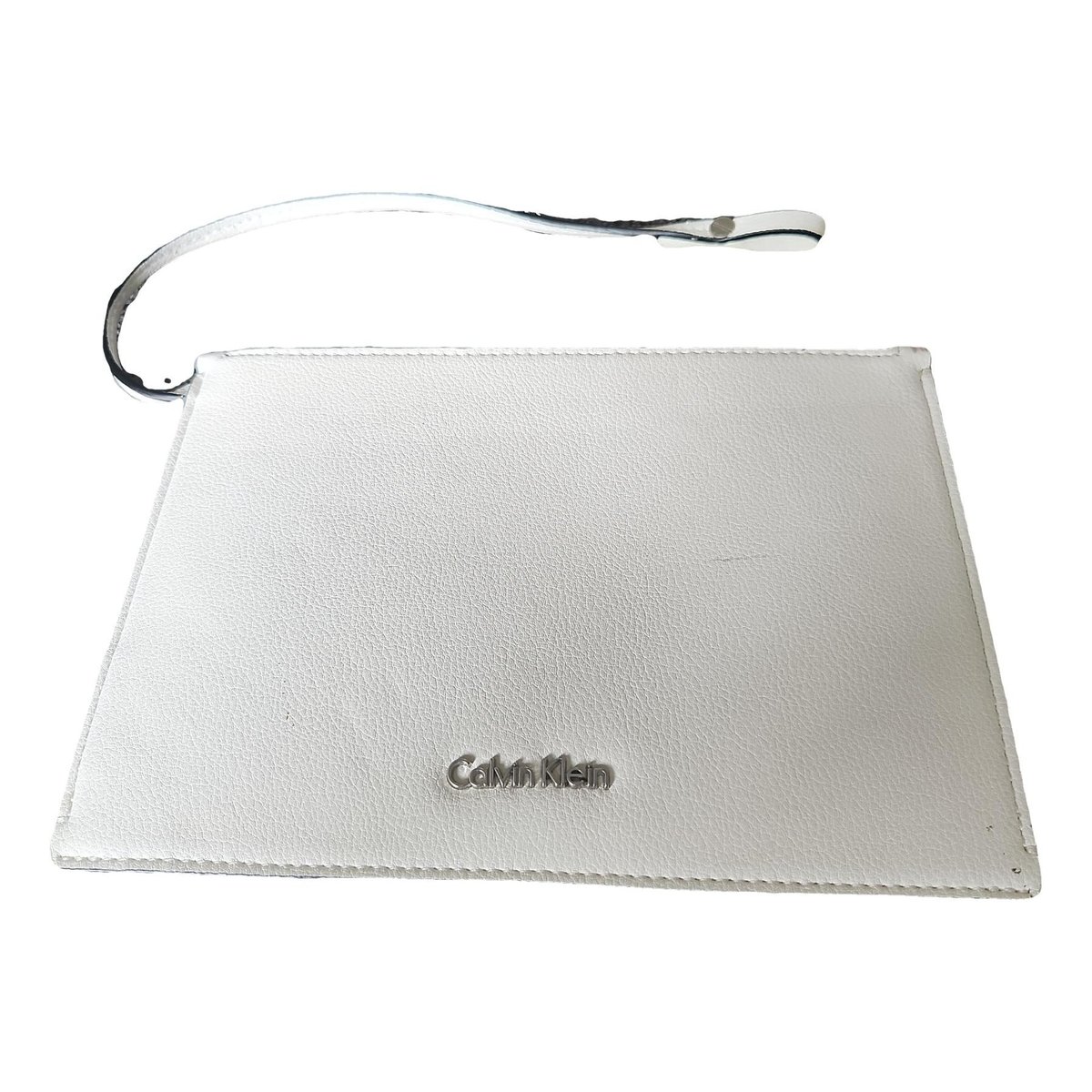 Leather clutch bag