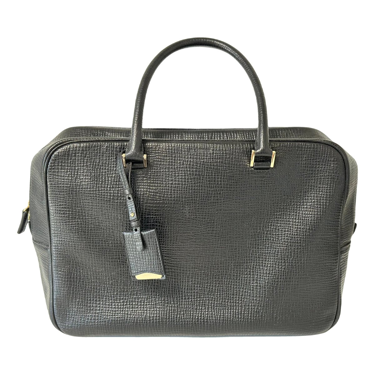 Shopper leather handbag