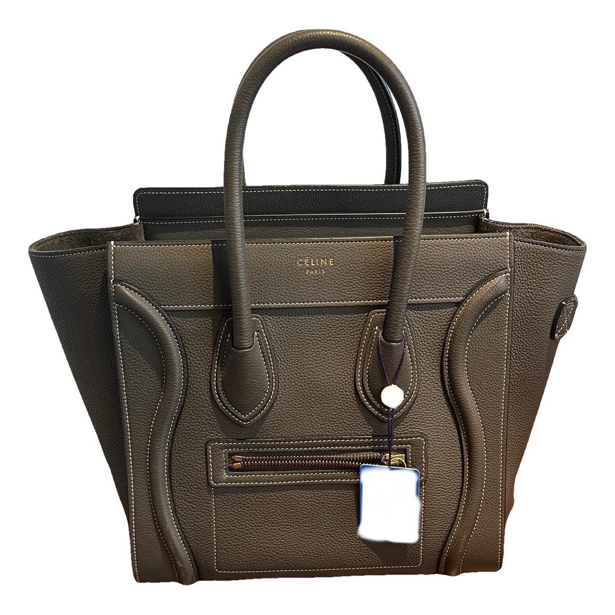 Luggage leather handbag