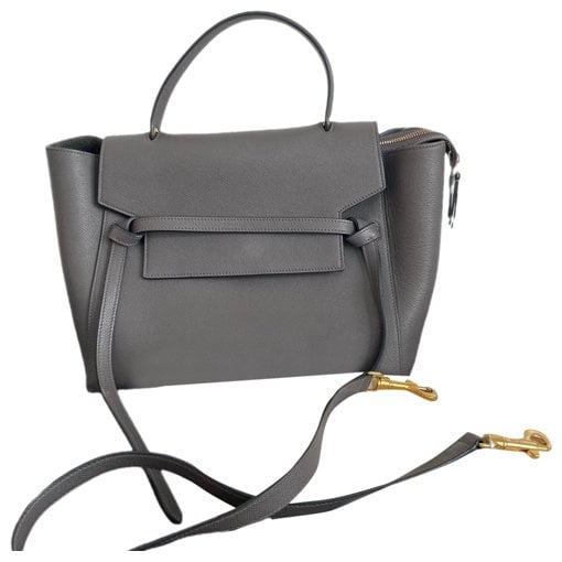 Belt leather handbag