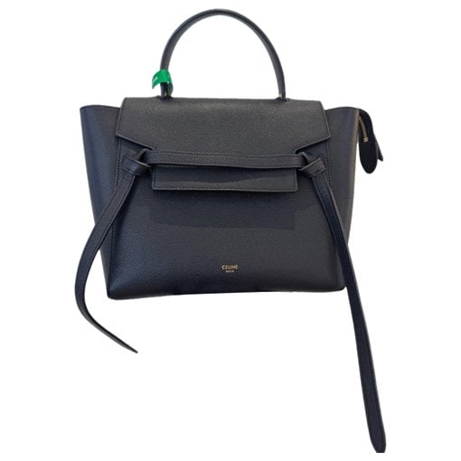 Belt leather handbag