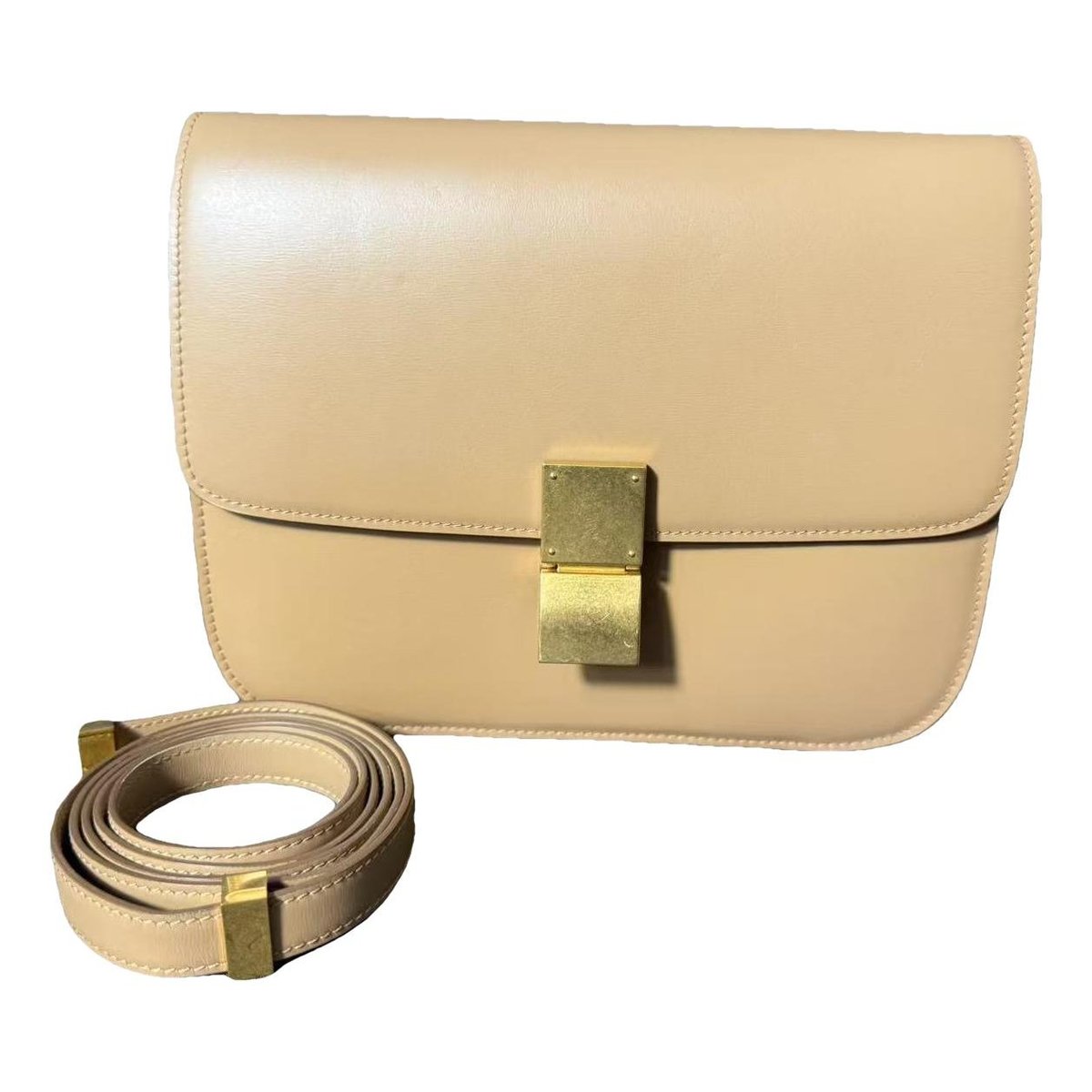 Classic leather crossbody bag