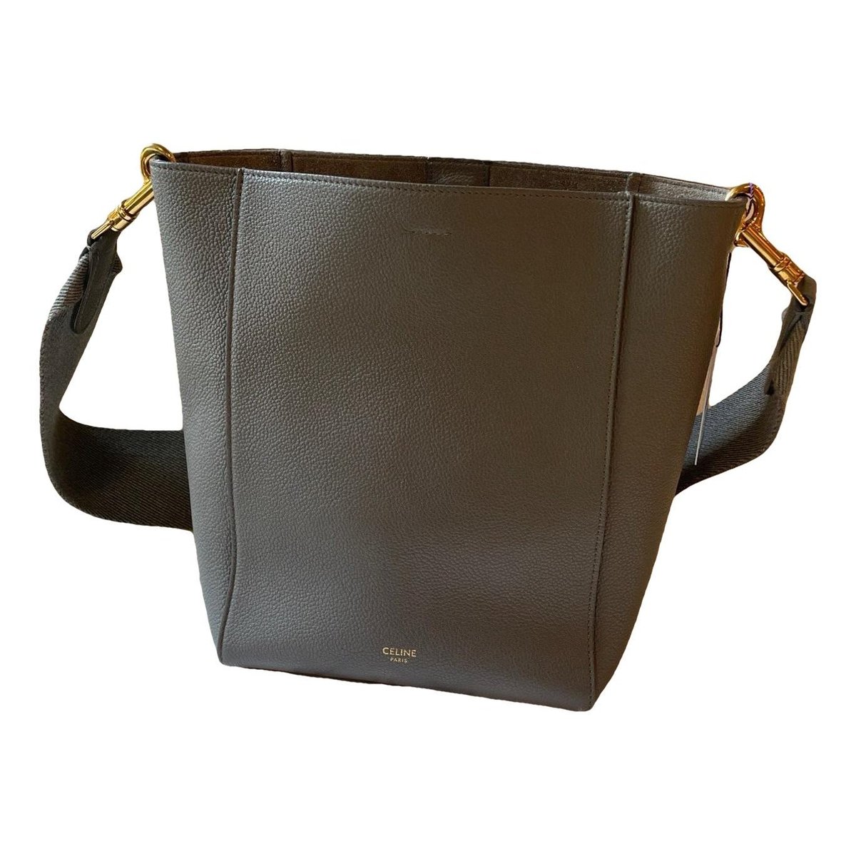 Seau Sangle leather handbag
