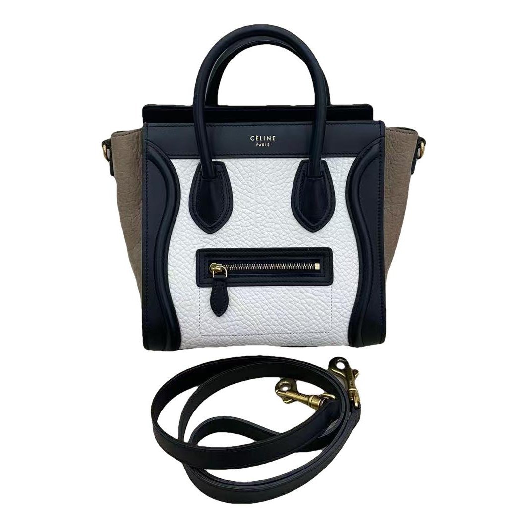 Luggage leather handbag