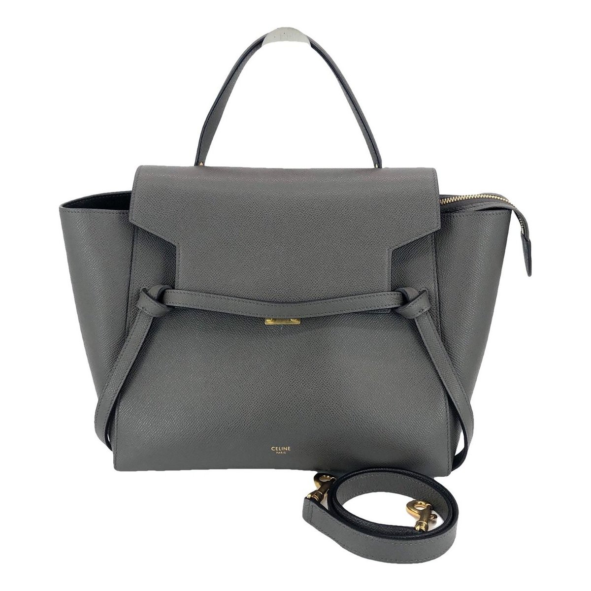 Belt leather handbag