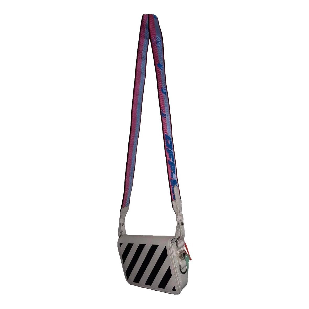 Binder leather crossbody bag