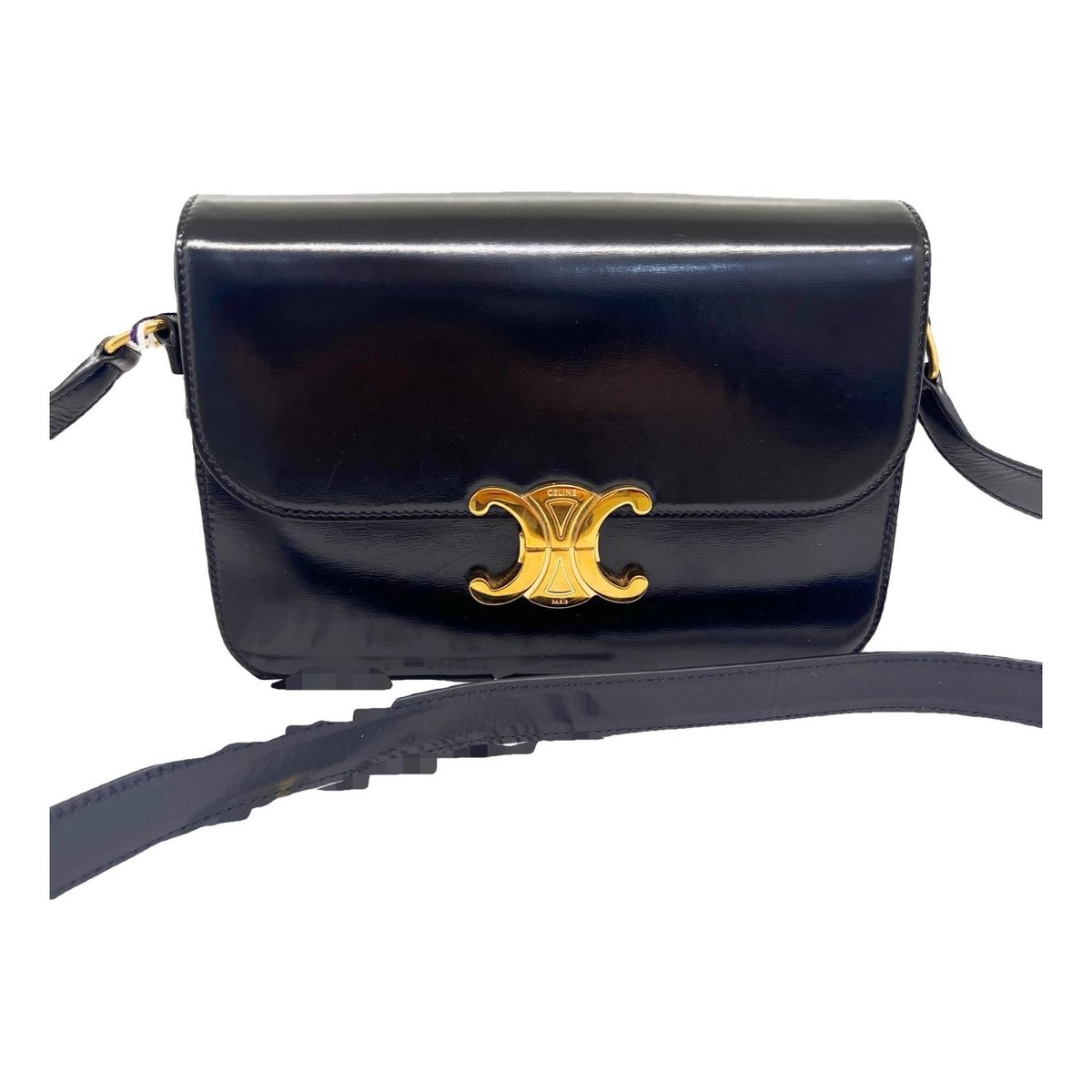 Triomphe leather handbag