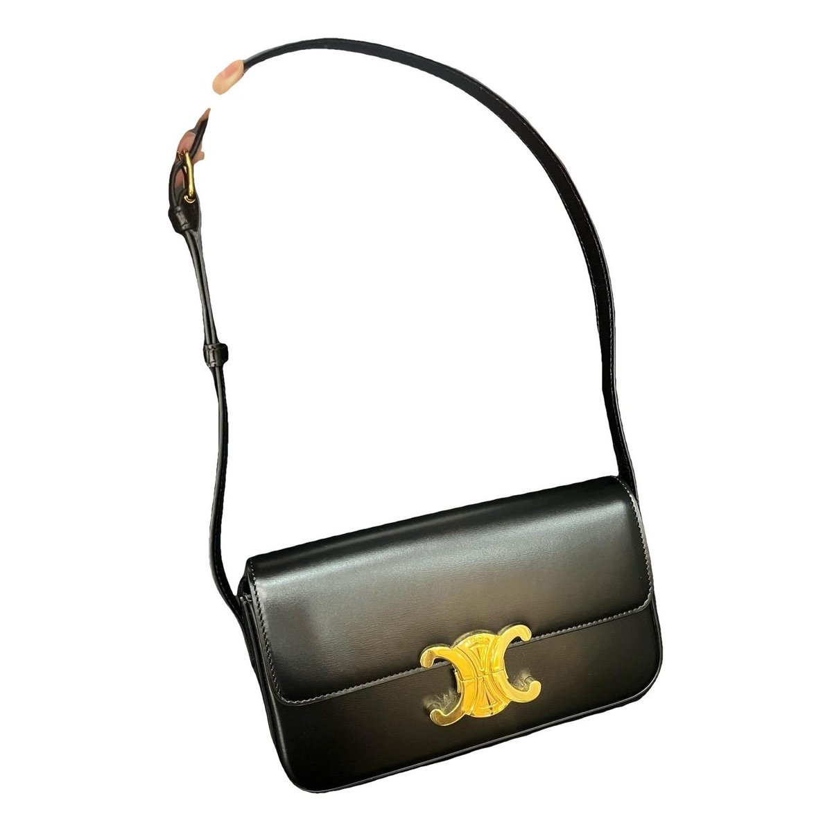 Triomphe leather handbag