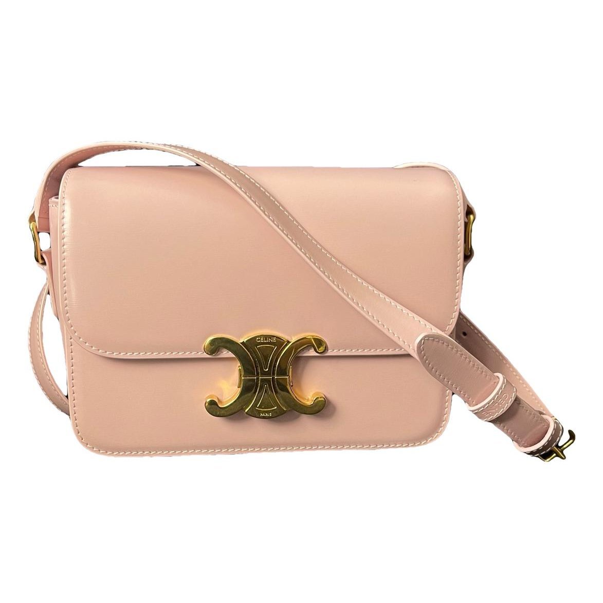 Triomphe leather handbag