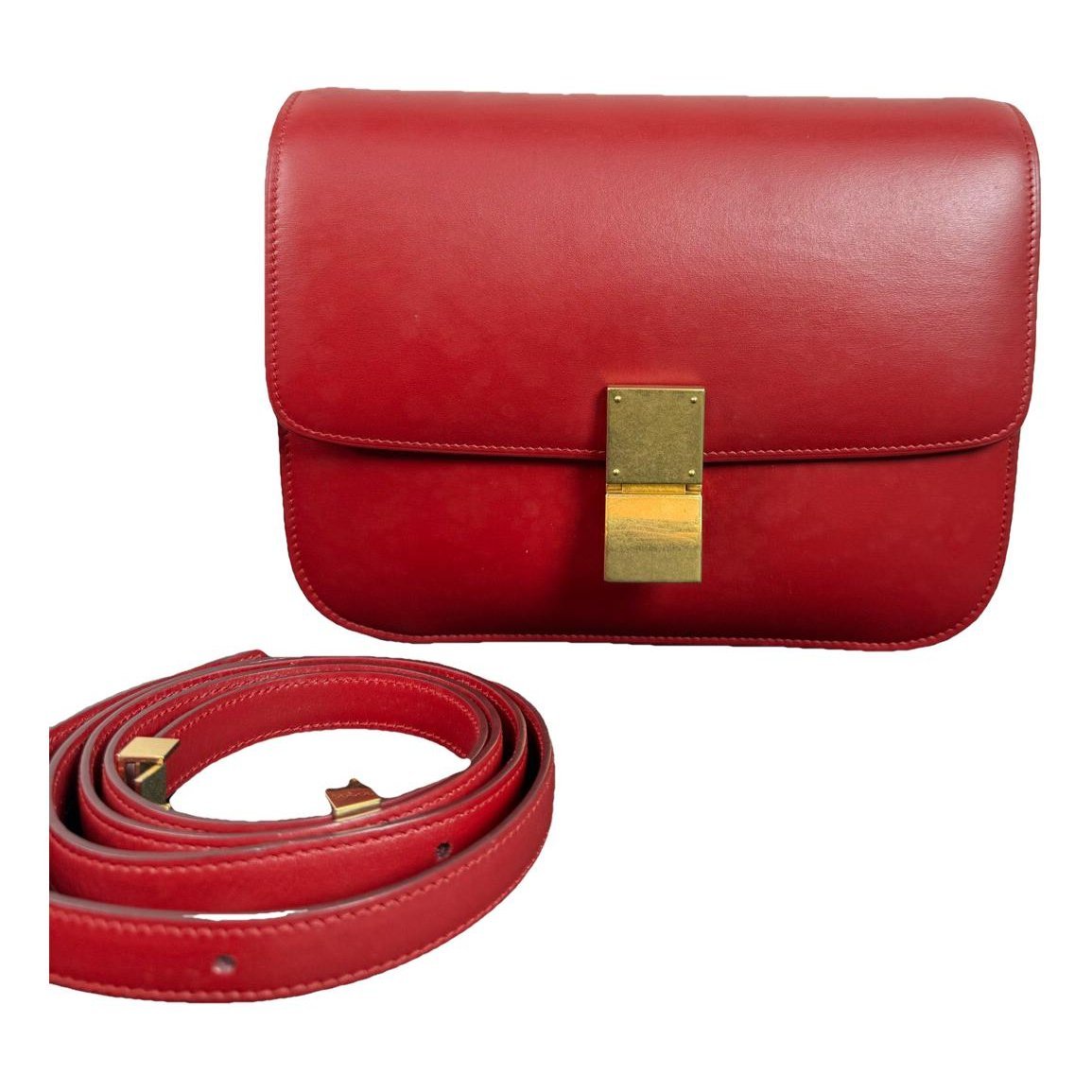 Classic leather handbag