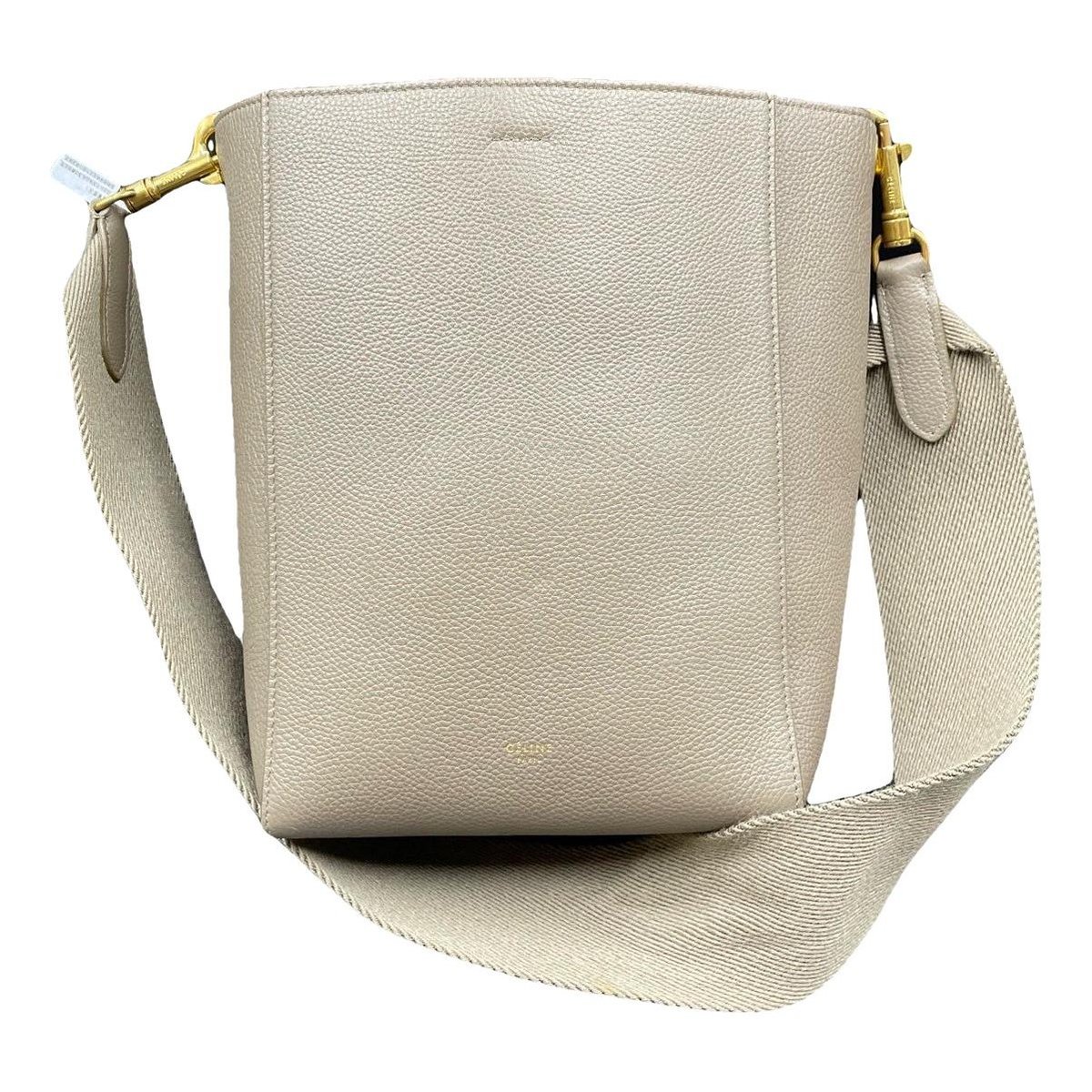 Seau Sangle leather handbag
