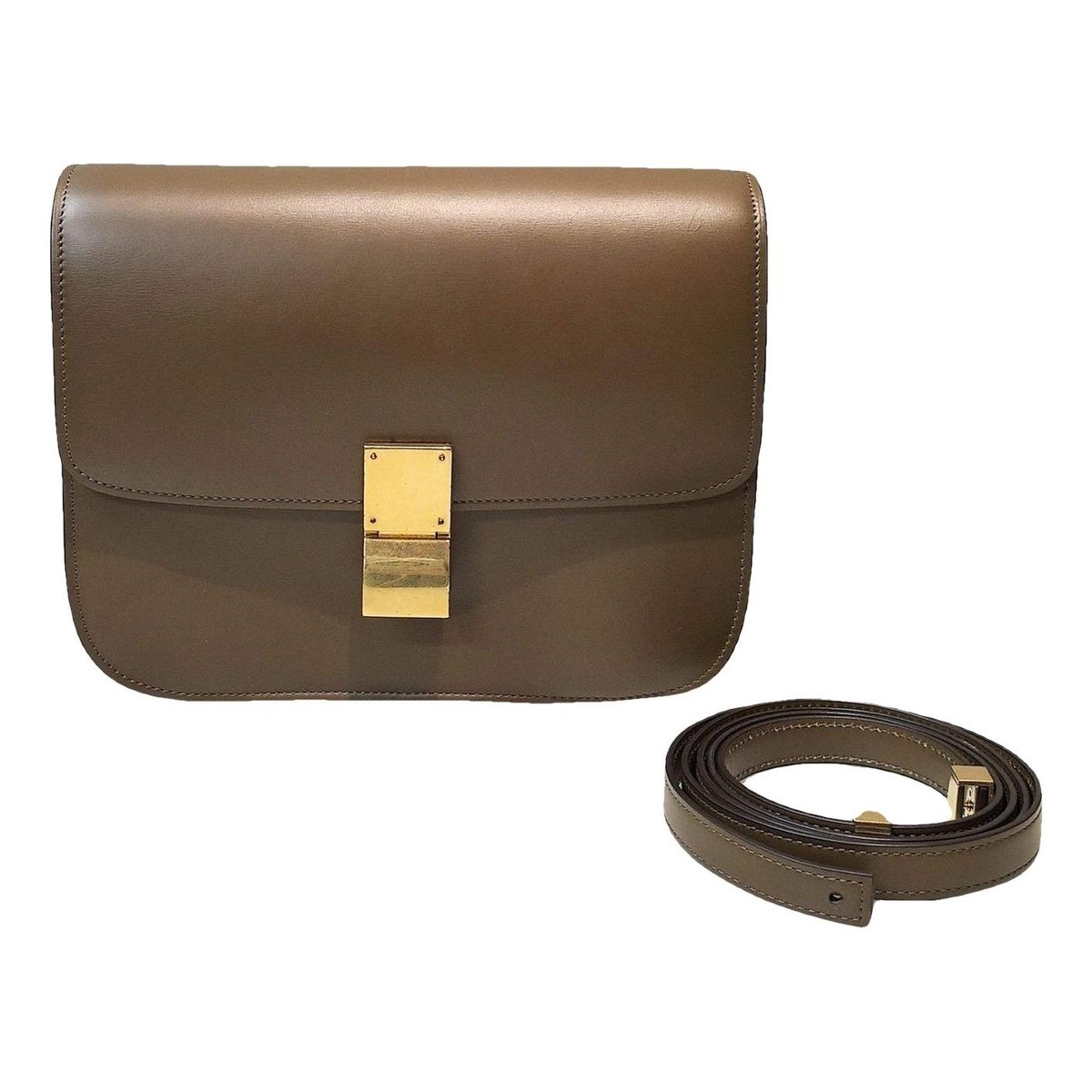 Classic leather handbag