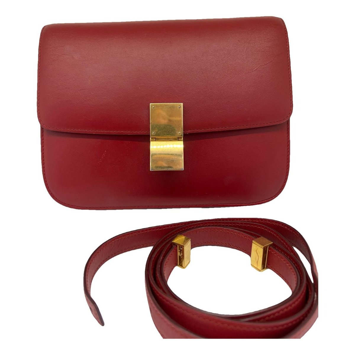 Classic leather handbag