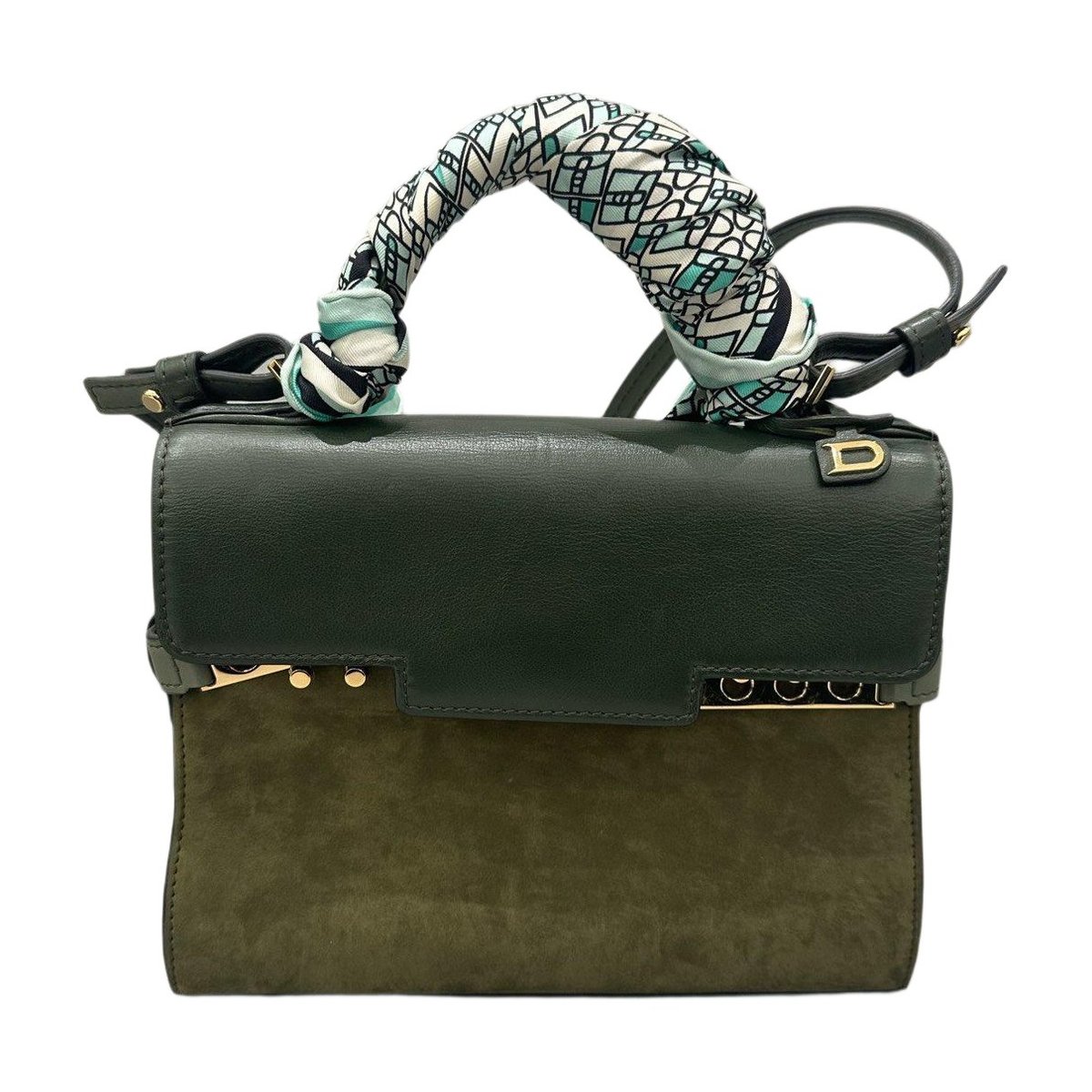 Tempête leather crossbody bag