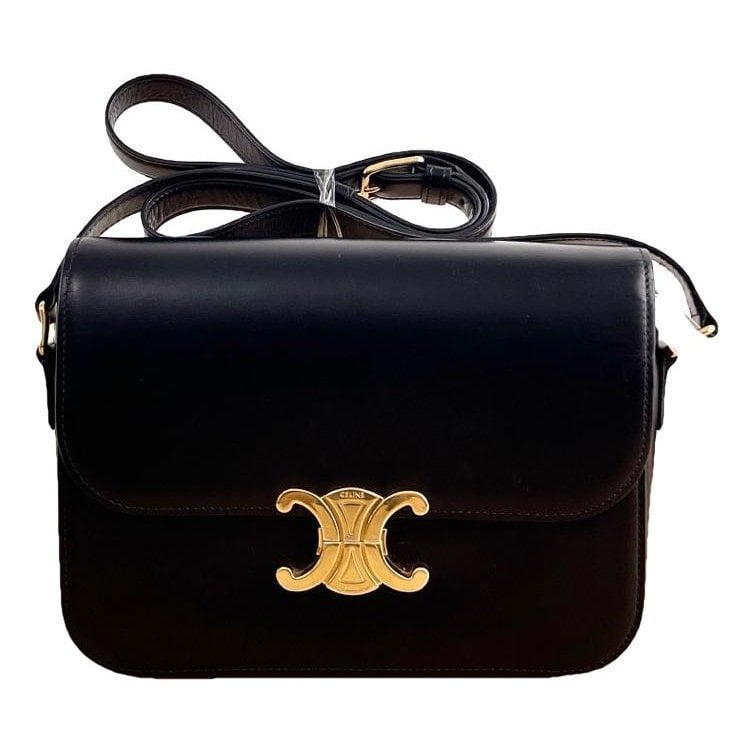 Triomphe leather handbag