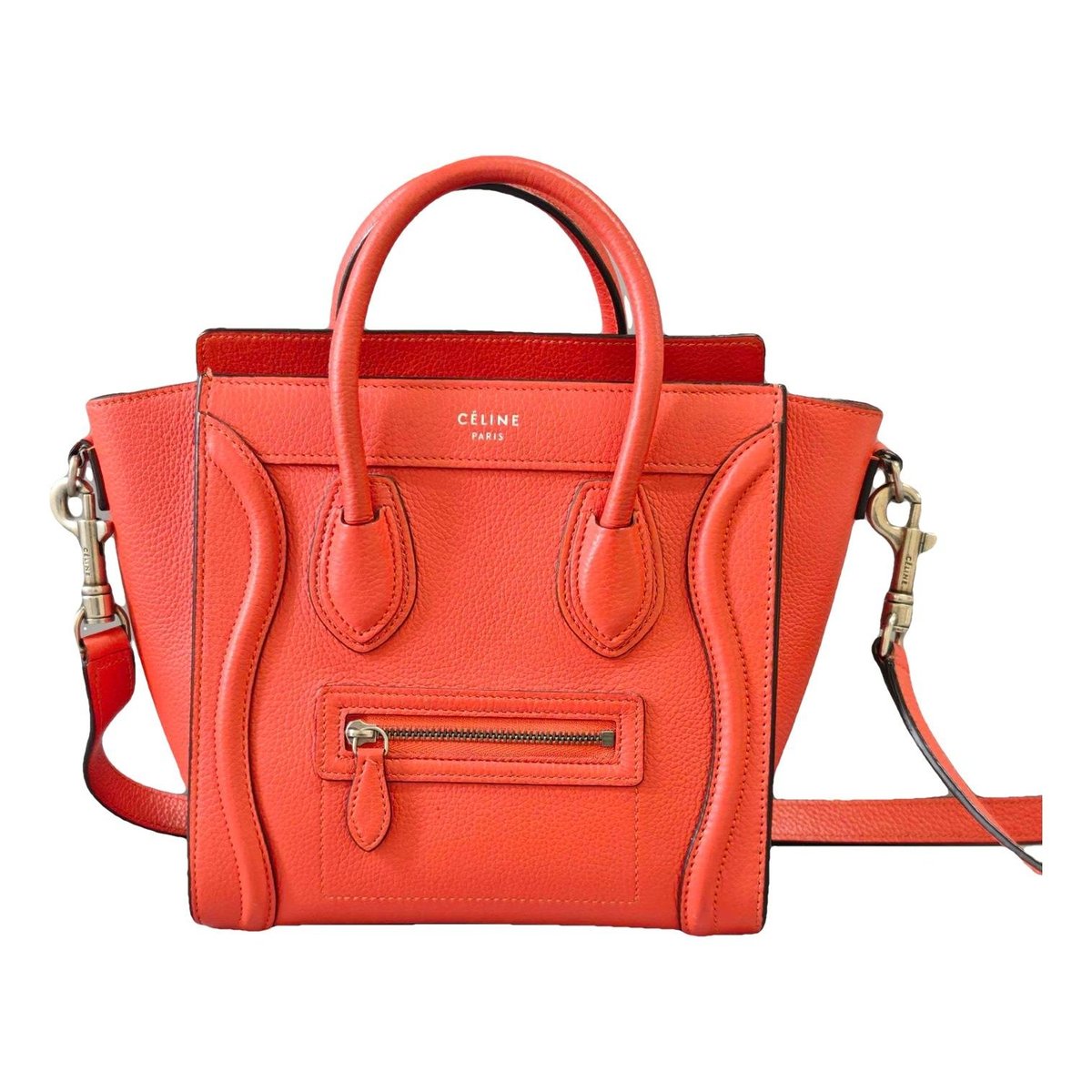 Luggage leather handbag