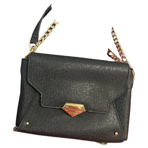 Leather clutch bag