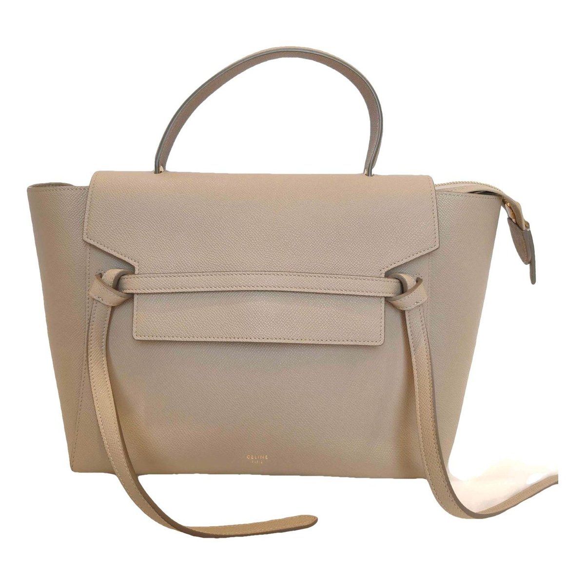 Belt leather handbag