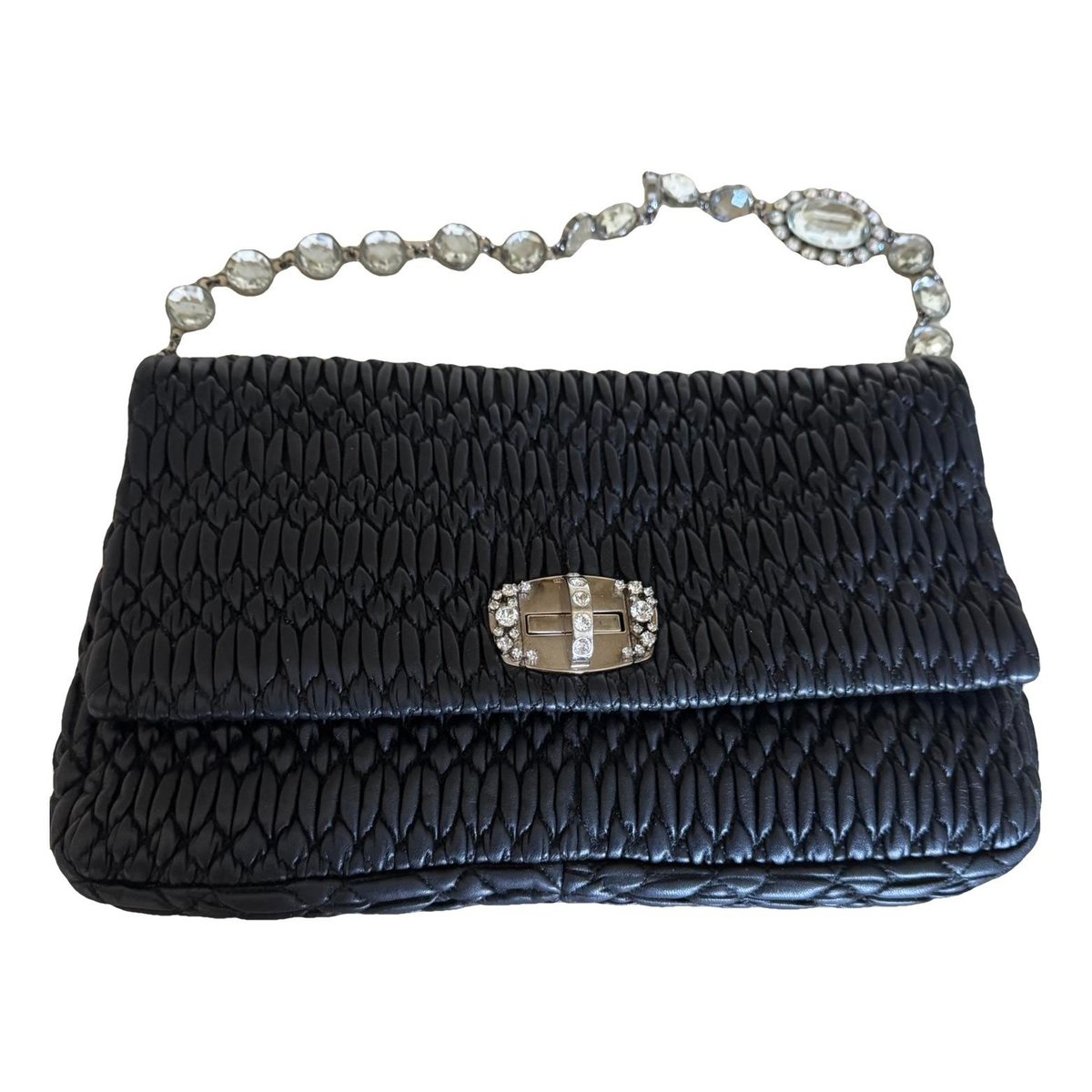 Miu delice leather handbag