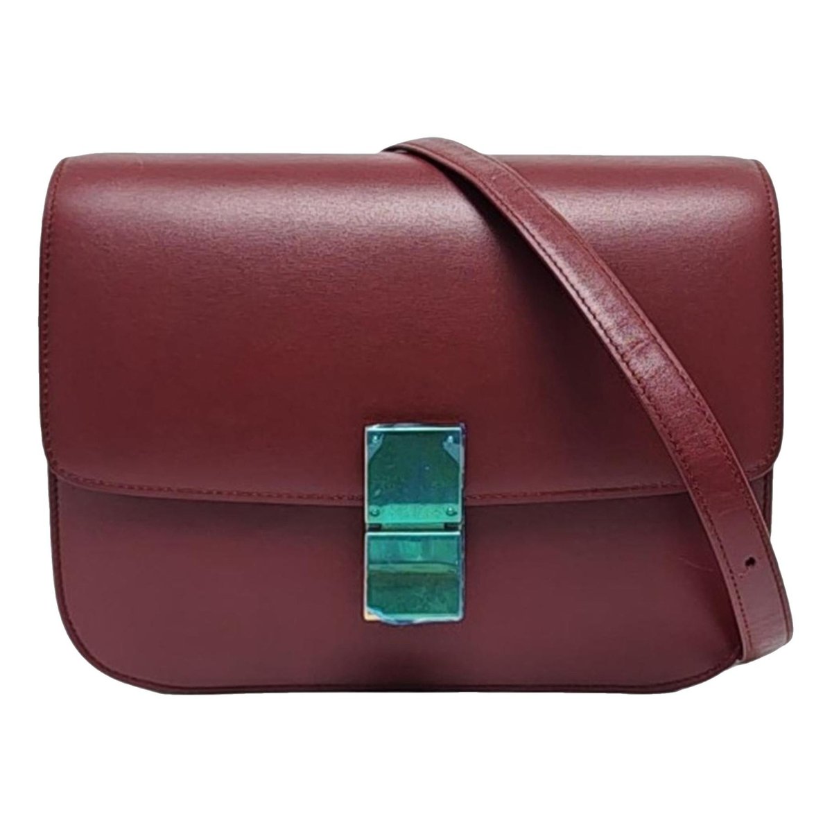 Classic leather crossbody bag