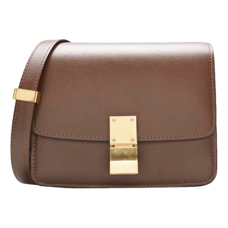 Classic leather crossbody bag