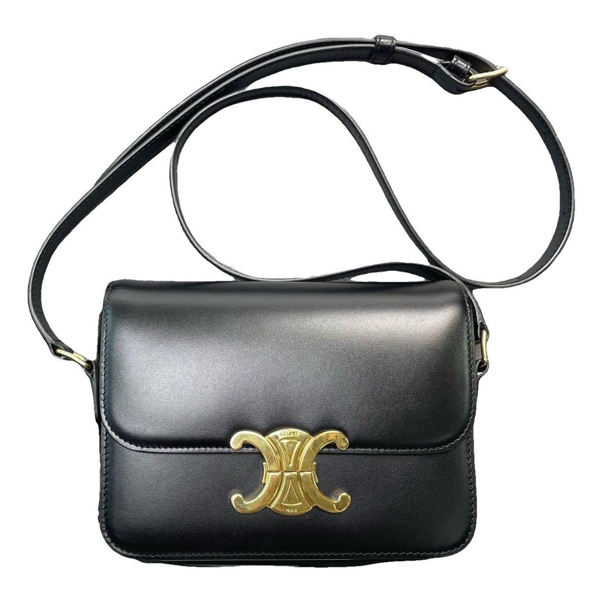 Triomphe leather handbag