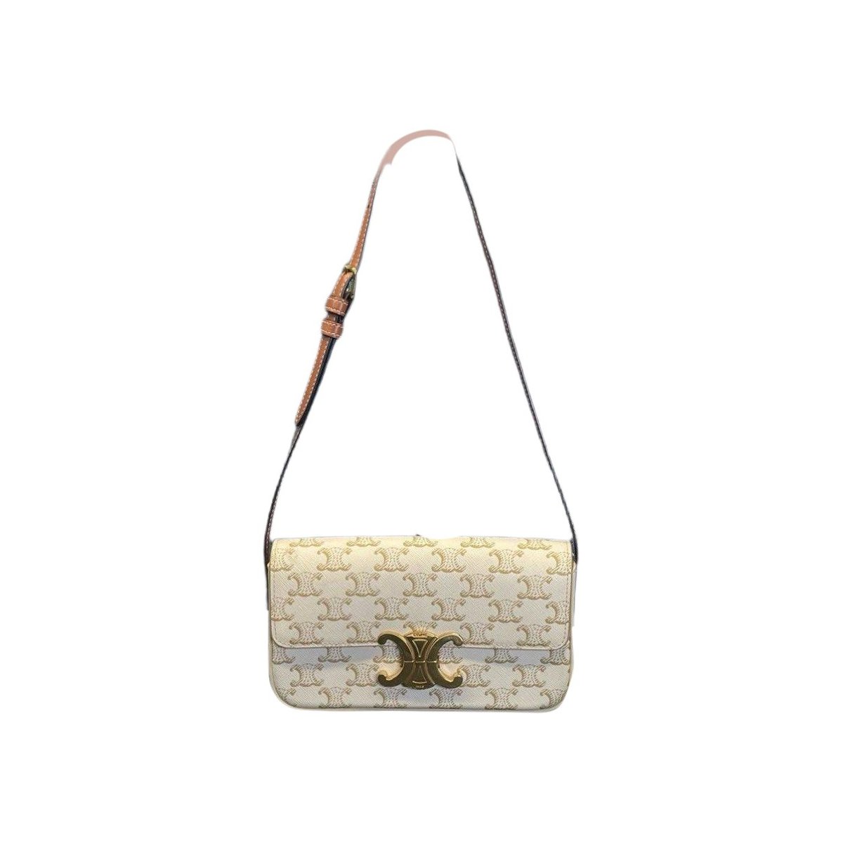 Triomphe Long leather handbag