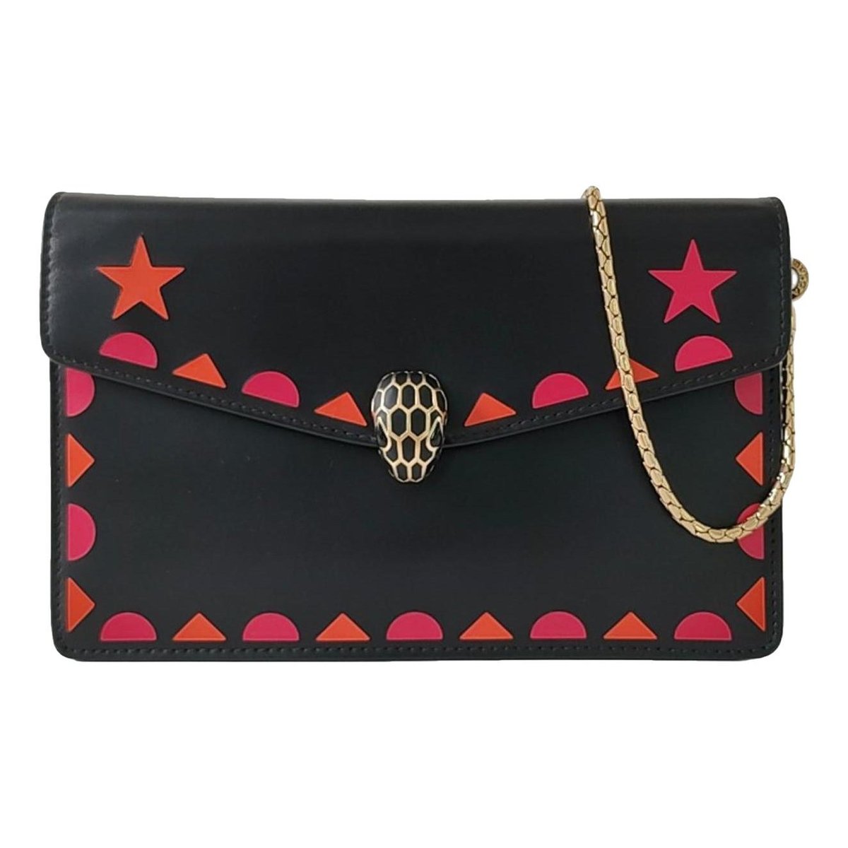 Serpenti leather handbag