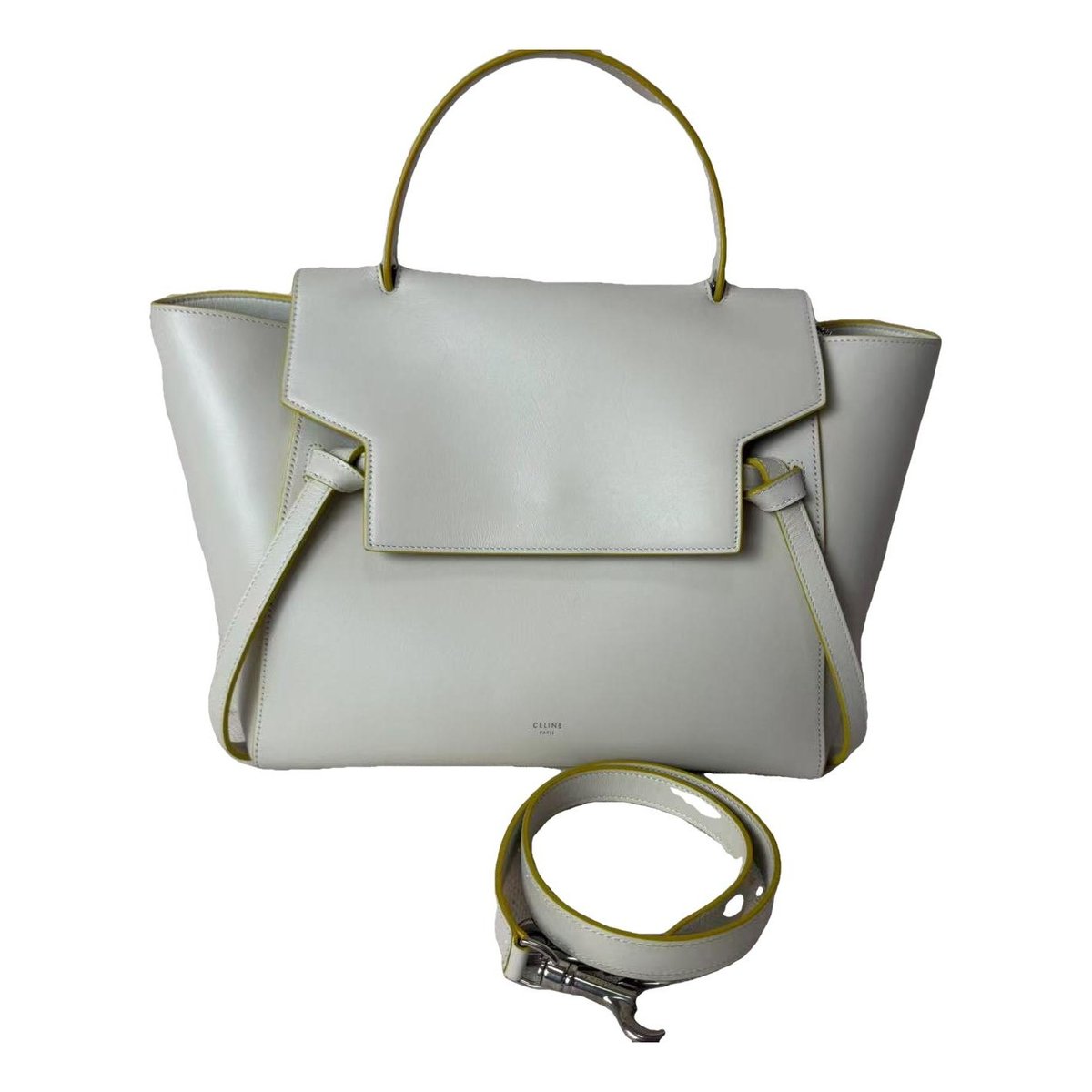 Belt leather handbag