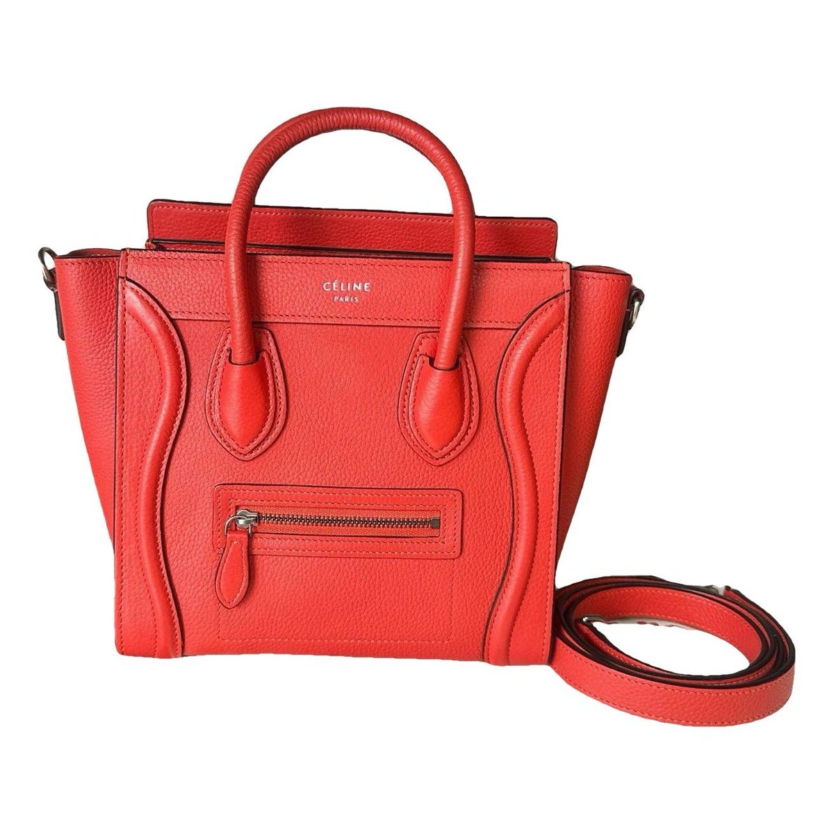 Luggage leather handbag