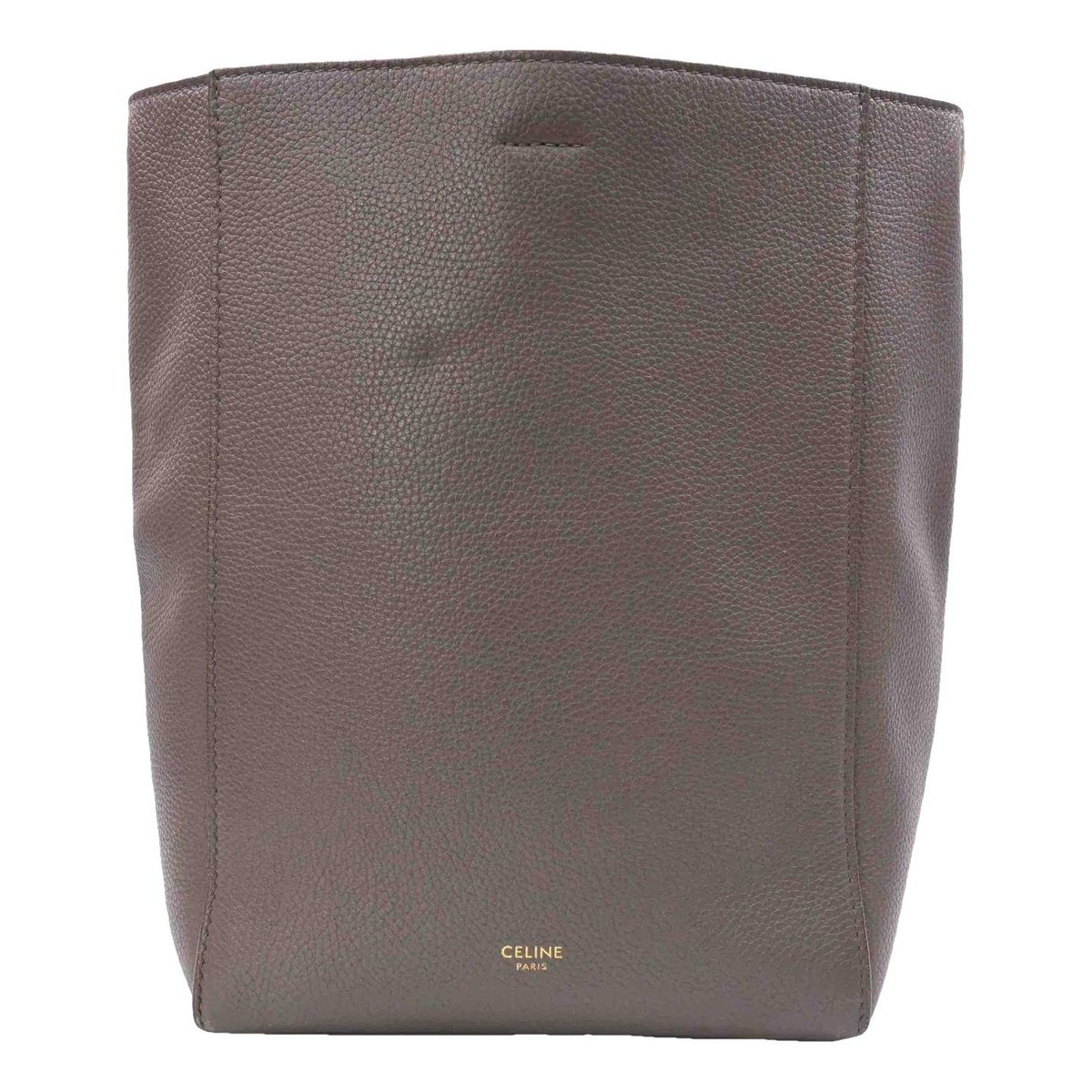 Seau Sangle leather handbag