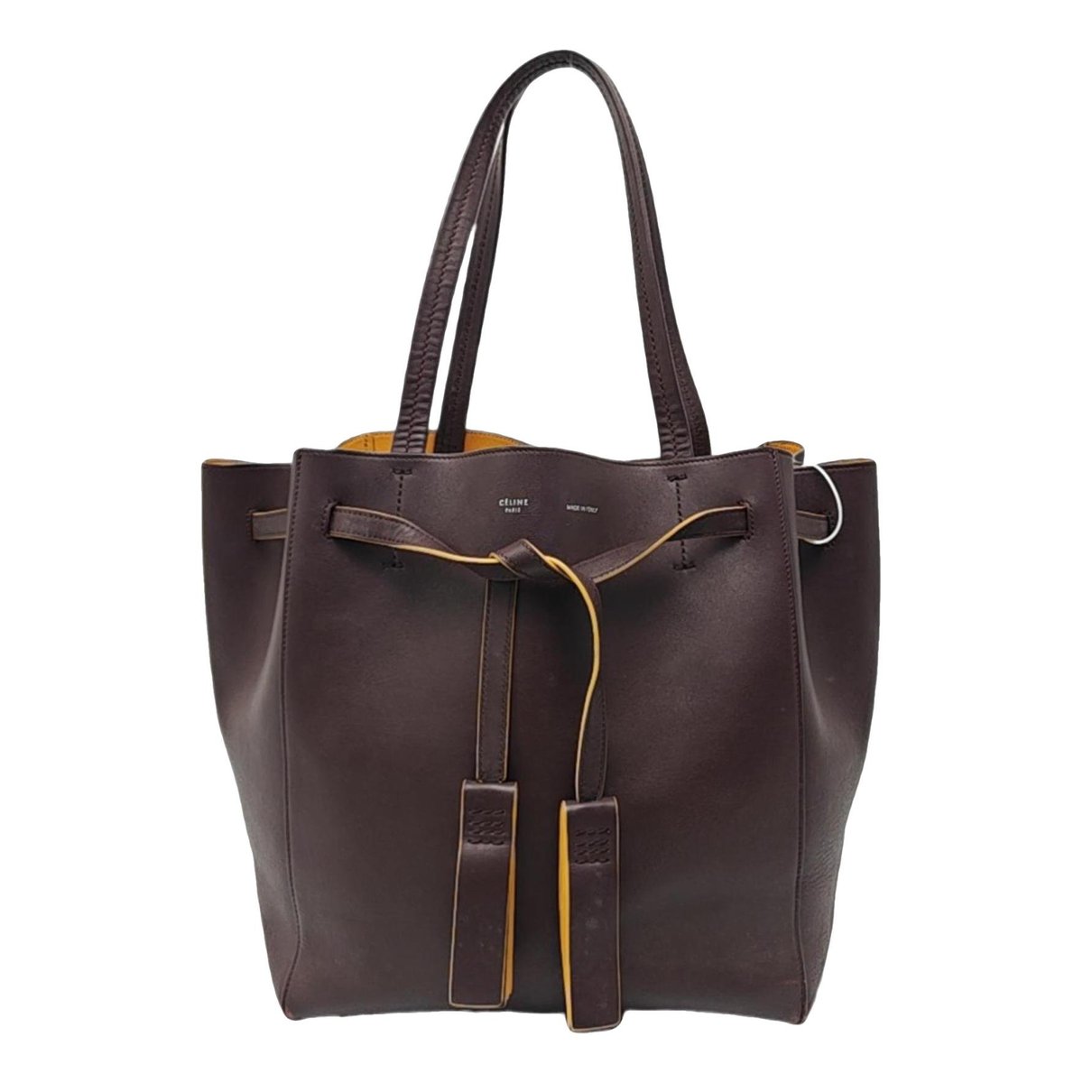 Cabas Phantom leather handbag