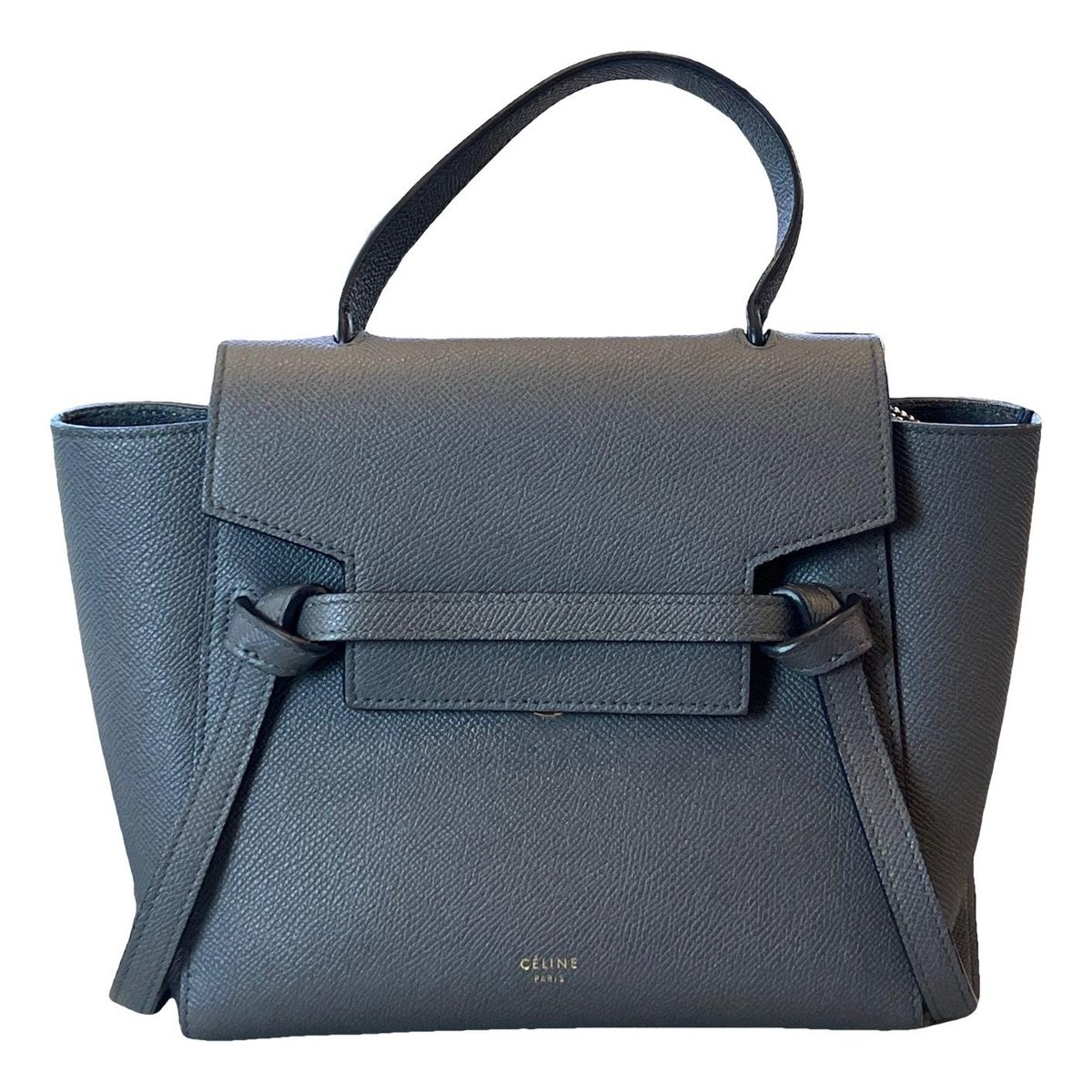 Belt leather handbag