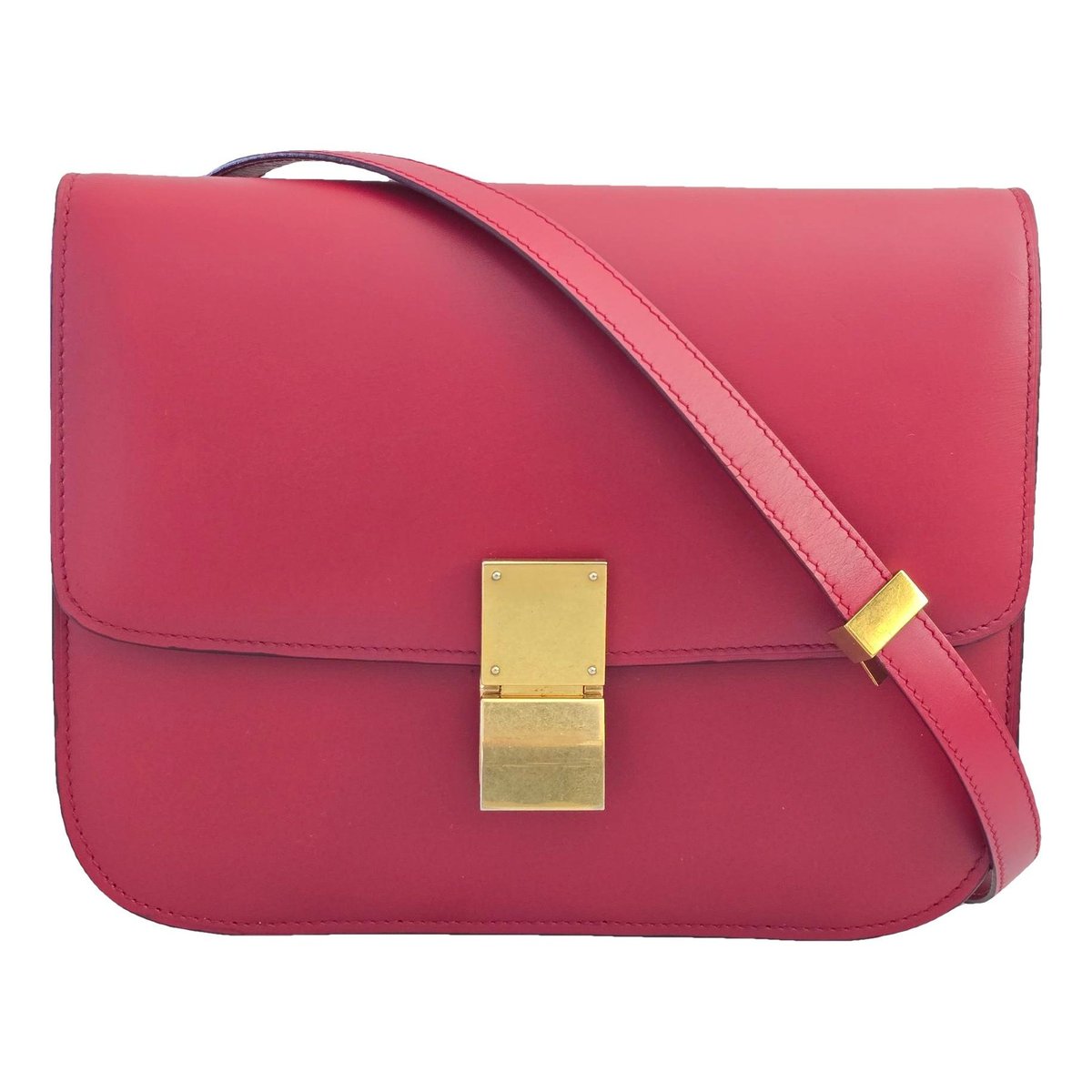 Classic leather crossbody bag