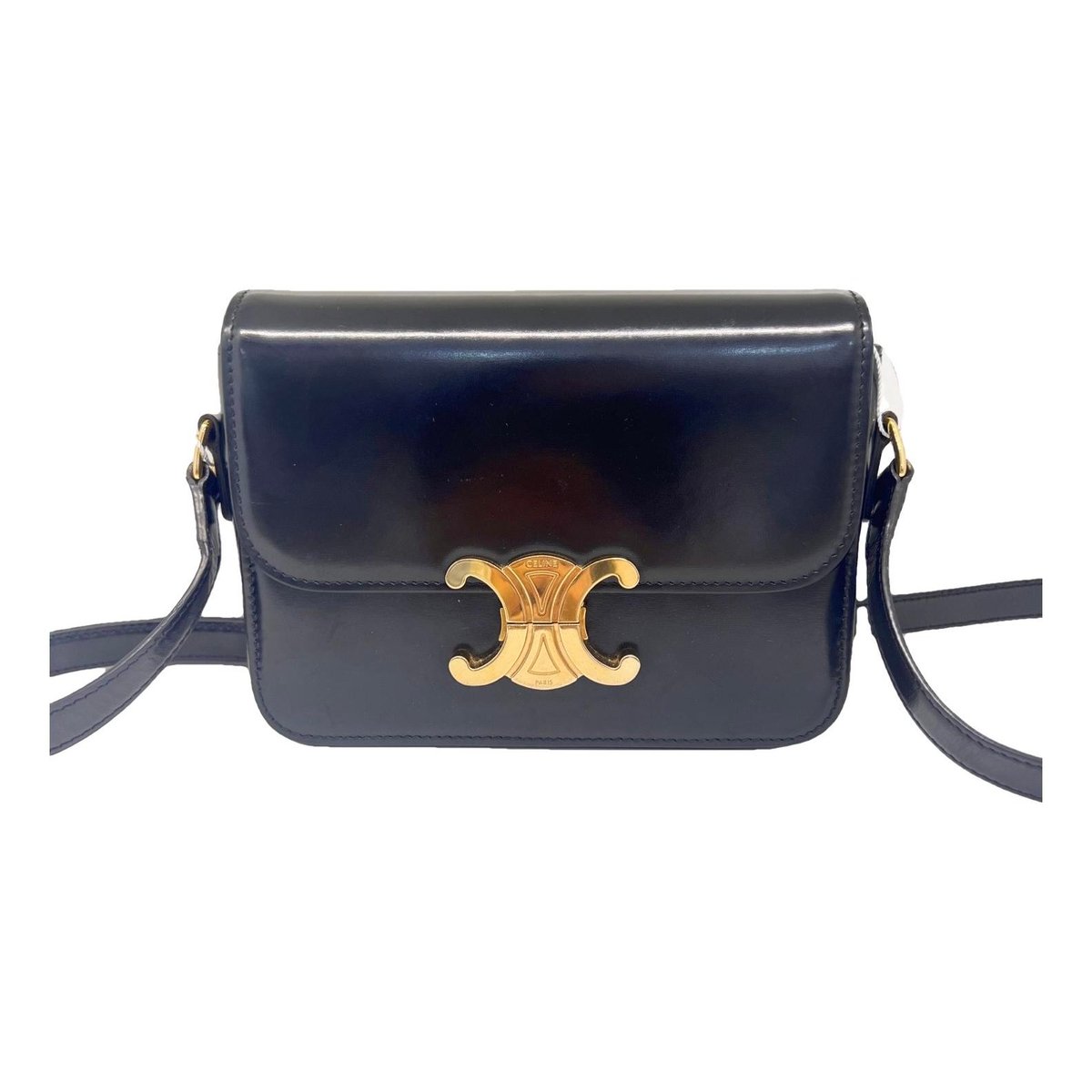 Triomphe leather handbag