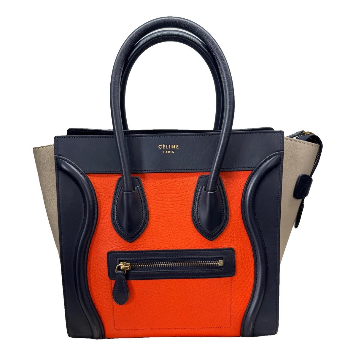 Luggage leather handbag