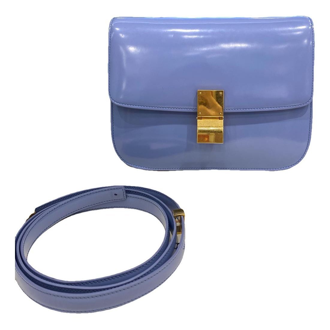 Classic leather handbag