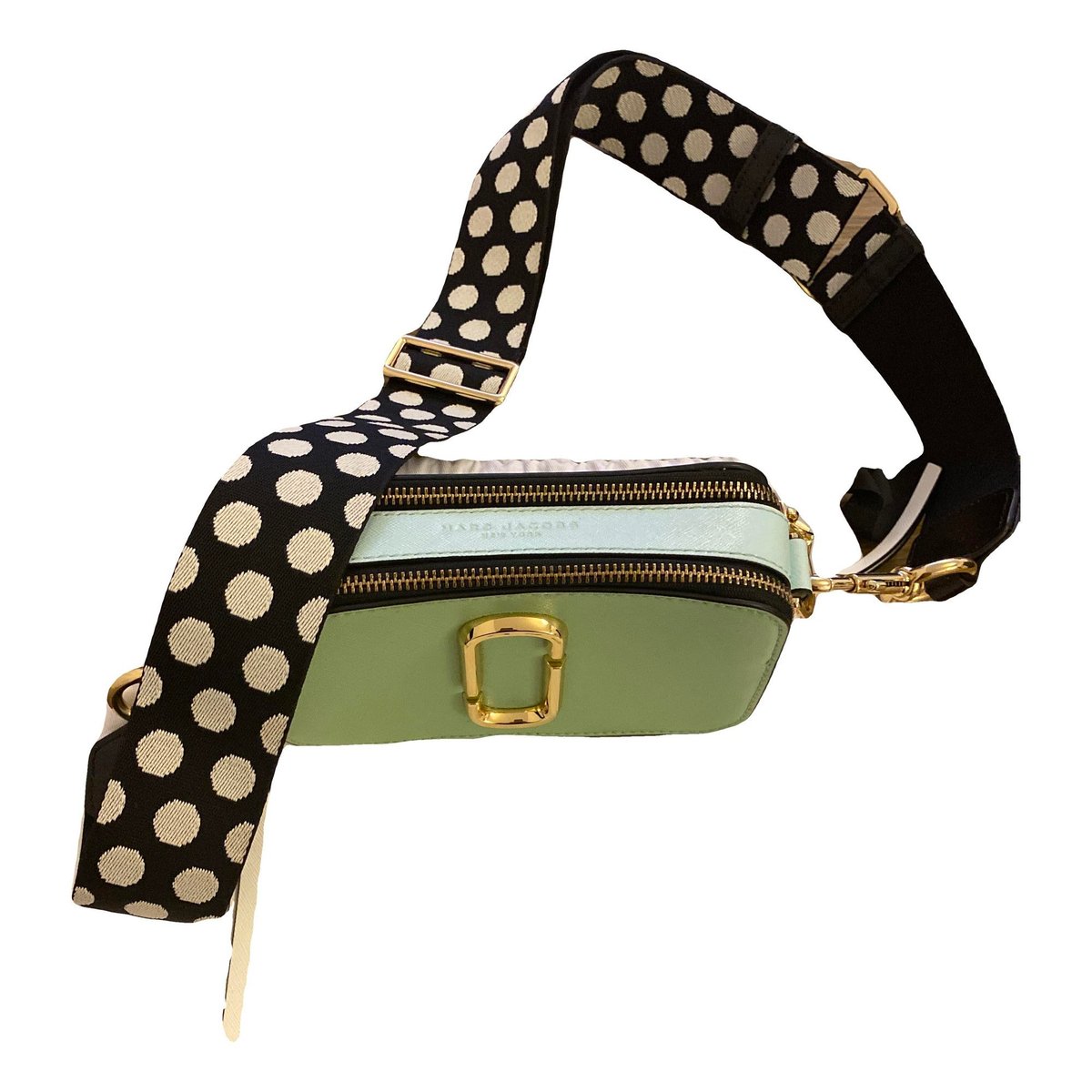 Snapshot leather crossbody bag