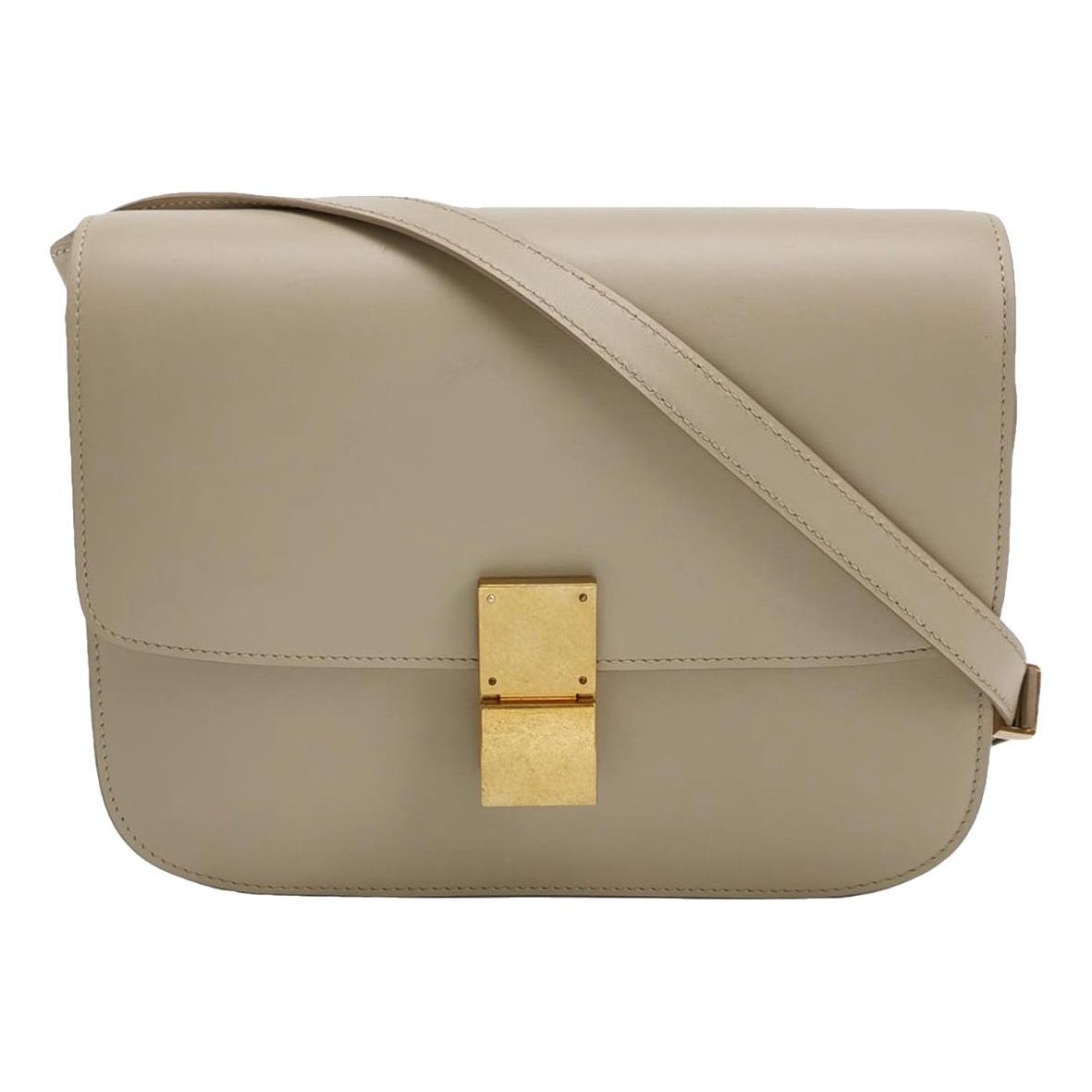 Classic leather crossbody bag